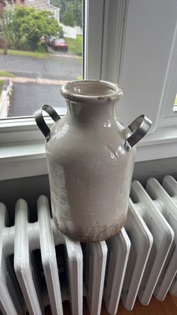 Ceramic milk jug - decor