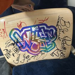 Desk Signed By WildOut Cast And Michael Blackson