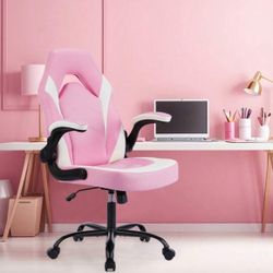 pink gaming office chair 