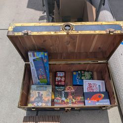 Treasure Chest with Board Games