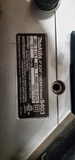 Makita belt sander