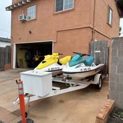 Two Extremely Clean Sea-Doos one 97 And One 2001