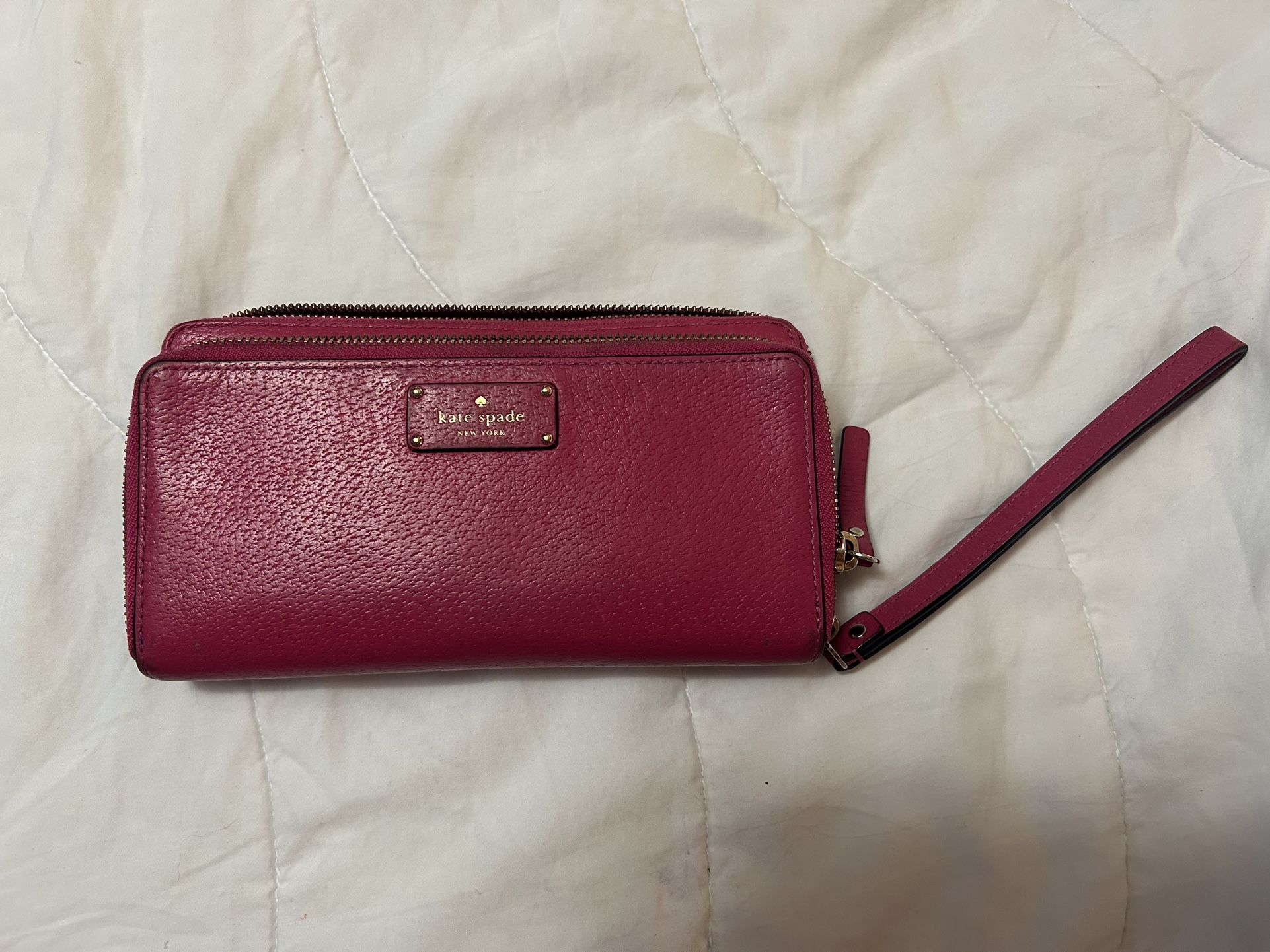 Kate Spade Pink Zippy Long Wallet