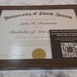 BRAND NEW AMERICANFLAT 8.5X11 DIPLOMA FRAME 