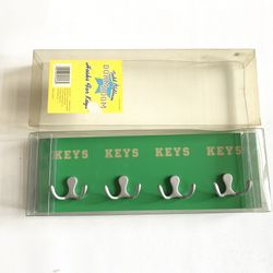 NEW Todd Oldham key holder hooks keys dorm apartment green