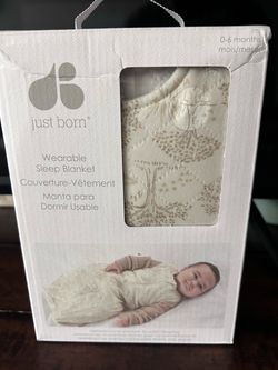 Just Born Wearable Sleep Blanket 0-6 Months