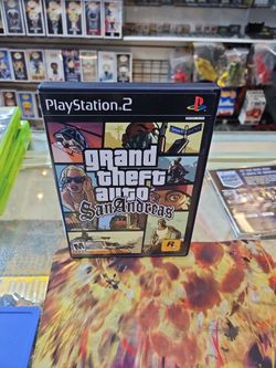 Grand Theft Auto: San Andreas - Sony PlayStation 2 PS2 - CIB
