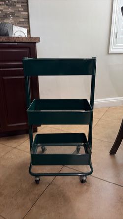 3-Tier Metal Rolling Storage Cart