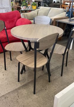 5pc Small Dining Set Table And Chairs