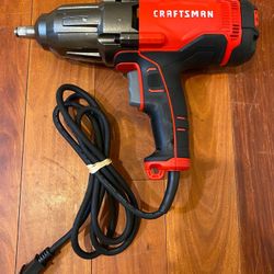 CRAFTSMAN 7.5-Amp Variable Speed 1/2-in Drive Corded Impact Wrench In New Condition