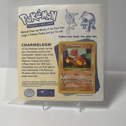 Charmeleon Pokemon Card TCG 24/102 Base Set Wizards 1999 & Original Page