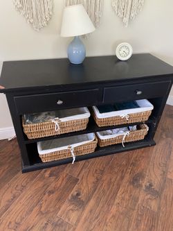 Storage Cabinet With Baskets