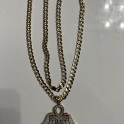 Real 10k Chain And Pendant
