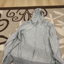 Gray Old Navy Zip up Sweater 
