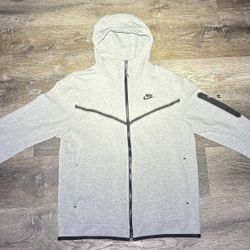 Nike Tech Zip Up Gray Mens Medium