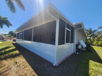 Screen Patio With Insulated Roof 