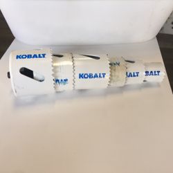 KOBALT METAL AND WOOD HOLE SAW 6 Pcs. Sizes From 1-1/4” To 2-1/2”