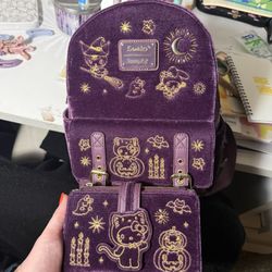Hello Kitty Loungefly Bag/wallet(halloween Edition)