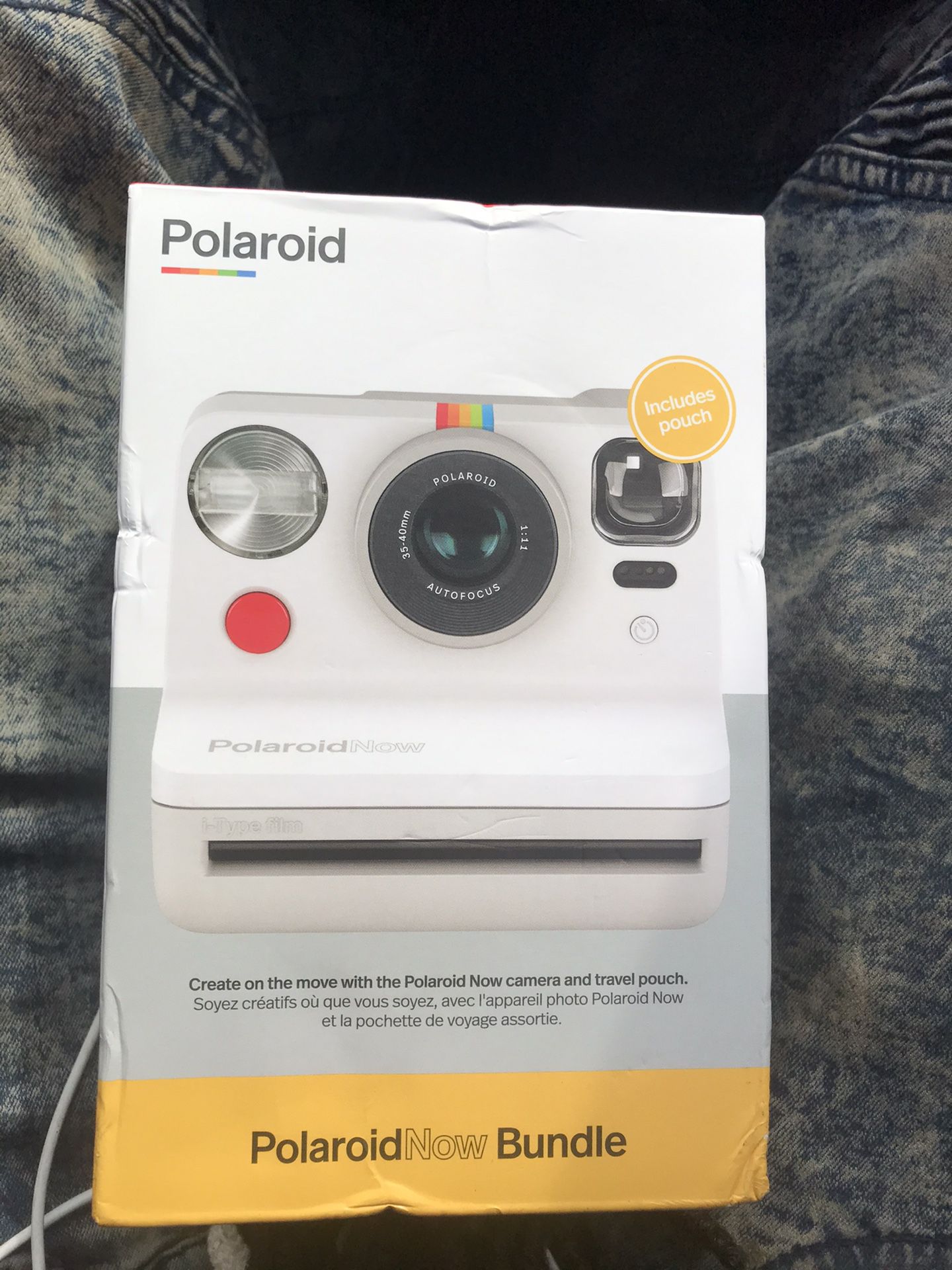 Polaroid Now Instant Film Camera Bundle - White