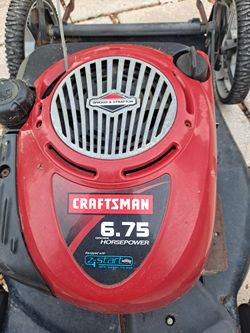 Lawnmower Selfperpelled Craftsman 6.75hp Only One Selfperpelled Wheel Turns But It Works Great. 