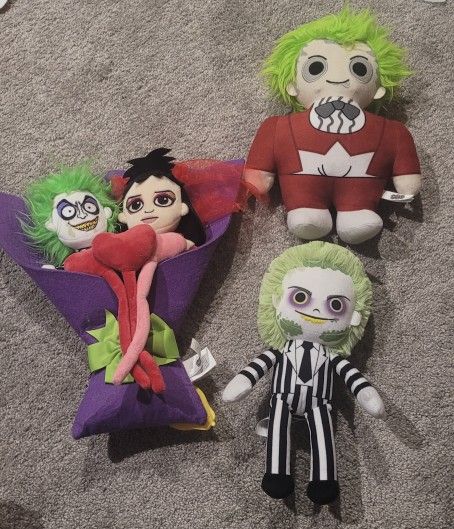 Beetlejuice Plush Lot Horror Halloween