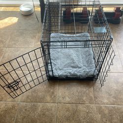 Dog Crate And Bed