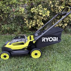 NEW IN AN OPEN BOX RYOBI 40 V HP Hi Performance Advanced Technology 20" INCH BRUSHLESS PUSH MOWER, MORE POWER THAN 150 cc GAS MOWER. VERY LIGHT AND QU