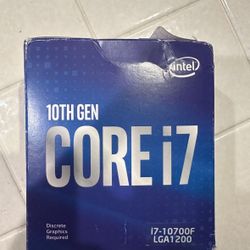 Intel i7-10700f