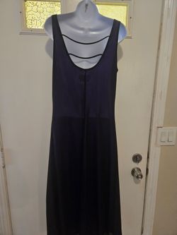 Beautiful long evening gown dark purple dress