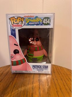 Funko Pop! Animation: Patrick Star Holiday Vinyl Figure #454 SpongeBob Xmas