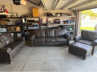 Leather couch set from Ashley furniture