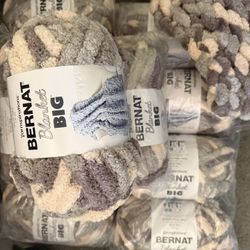 12 Bernat Big silver steel Yarn