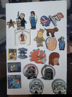 Comic Convention Lanyard Pins