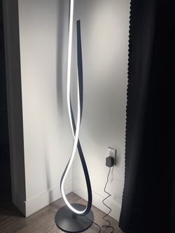 Modern LED Spiral Floor Lamp
