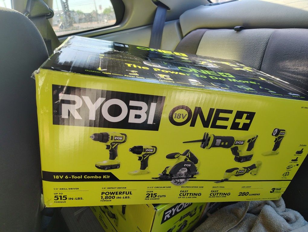 Ryobi Six-piece Combo Set