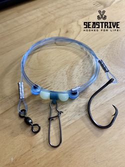SeaStrive HD 300lb Mono Surf Leader