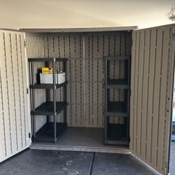 Storage Shed. $450 (Resin) 1 Left