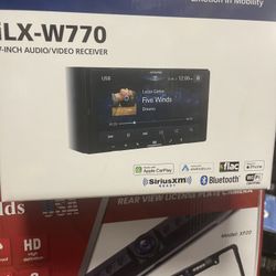 Alpine Ilx -770 Stereo Apple Car Paly Android Auto Wireless Bluetooth Am Fm Radio, And  Free Back Up Camera 