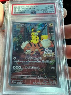 PSA 10 Detective Pikachu Returns Promo 098/SV-P Japanese