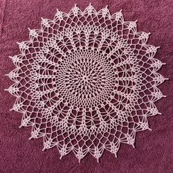 New 19 " Antique Color Doily