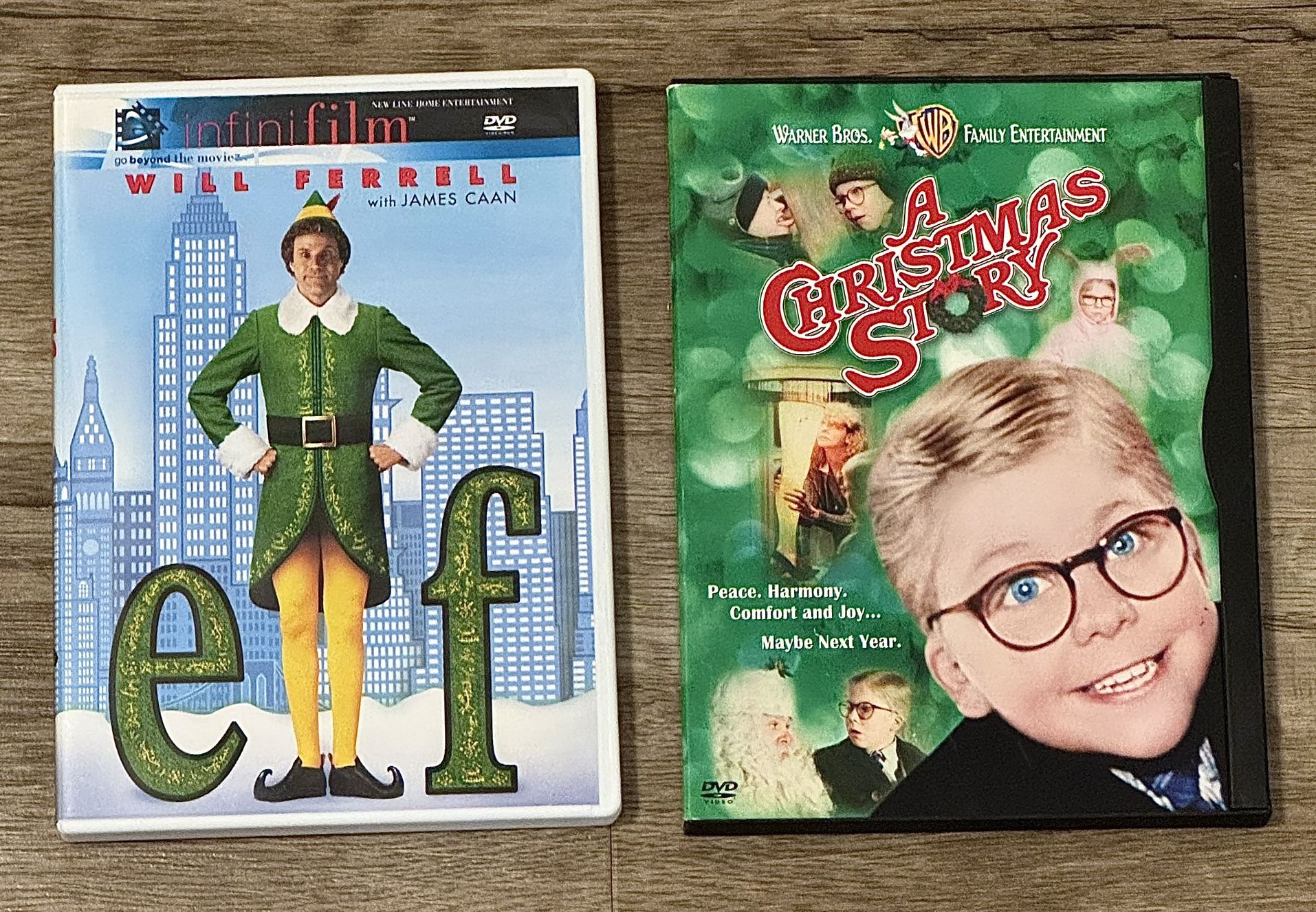 📀 Christmas Classic Movie DVDs: Elf and A Christmas Story (brand new)