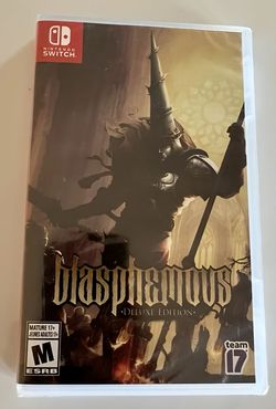 Brand New Sealed Blasphemous Deluxe Edition (Nintendo Switch, 2021) Blasphemous Deluxe Edition (Nintendo Switch, 2021) Brand New Factory Sealed