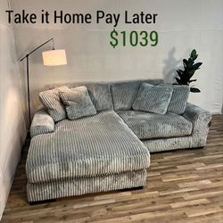 LINDYN FOG 2-PIECE RAF SOFA CHAISE