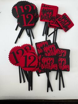 Cupcake Topper decoración para pastelitos
