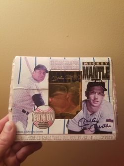 Mickey mantle mint 25k gold card