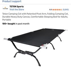 TETON COTS XL AND L AVAILABLE