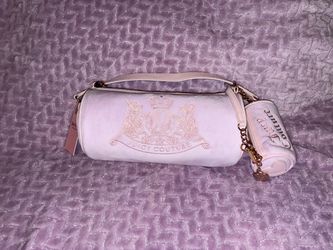 Juicy Couture Velour Barrel Bag with Pouch