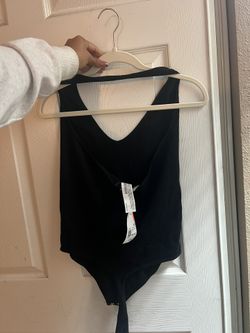 Black Halter Top Bodysuit