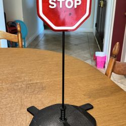 Mini Stop Sign. The Best Way To Teach Boundaries To Pets And Children. It Works!