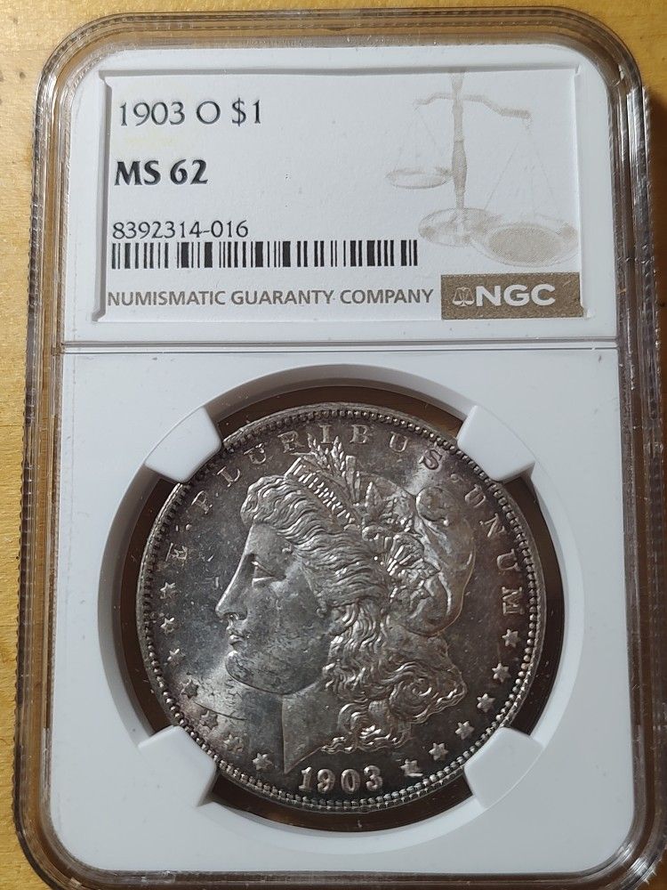 1903 -O, Morgan Silver Dollar. MS 62